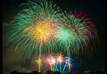 Spectacle Pyrotechnique du marché de Noël