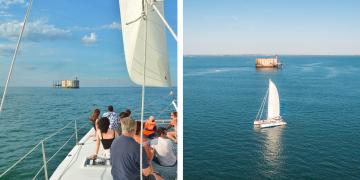 Katamarantocht um Fort Boyard