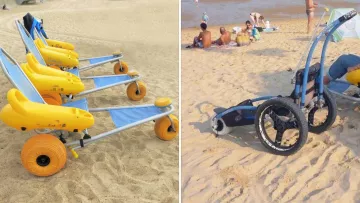 Toerisme en Handicap Strandstühle